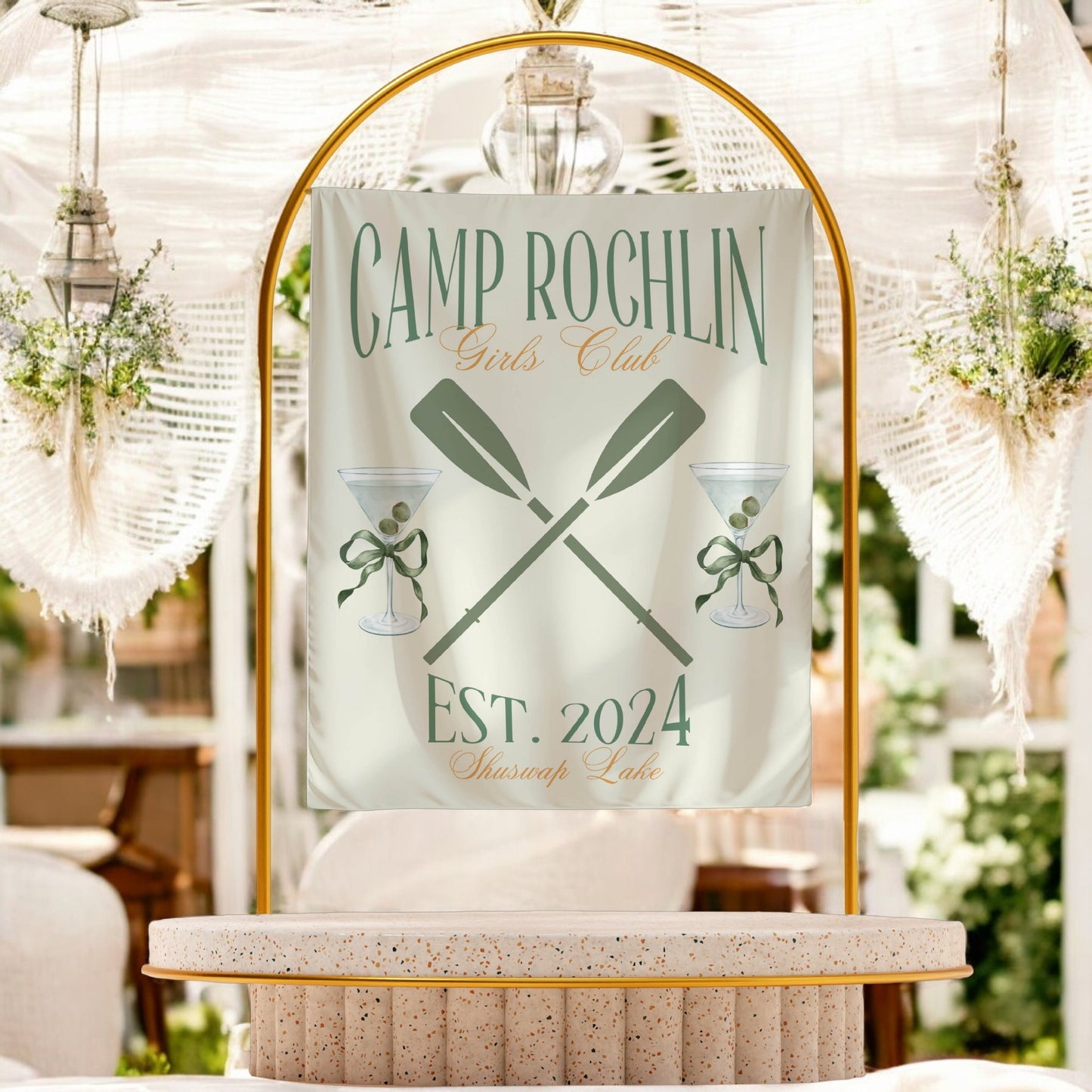 Lake Bachelorette Banner – Custom Bach Décor | #49