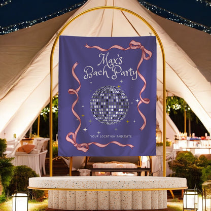 Disco Bachelorette Banner – Custom Bach Décor | #81