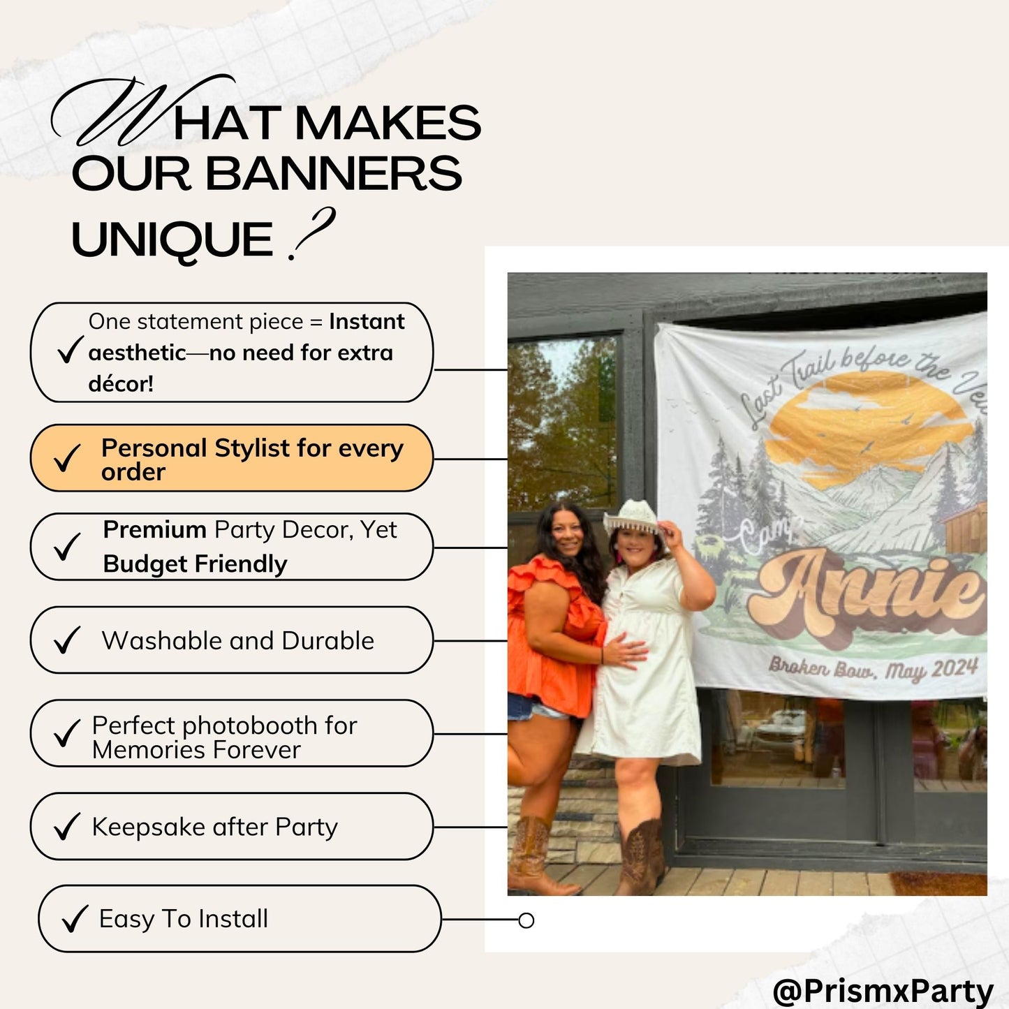 Camp Bachelorette Banner – Custom Bach Décor | #38