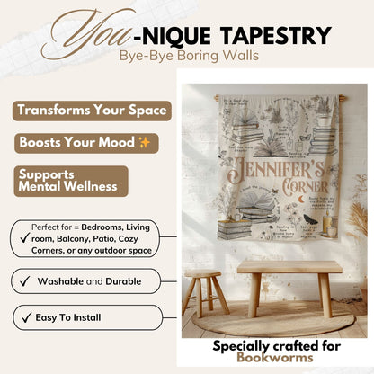 Custom Reading Wall Tapestry