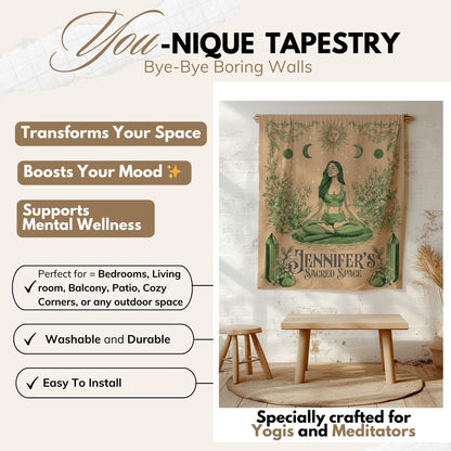 Yoga Custom Tapestry- Create your Meditation and Yoga Space