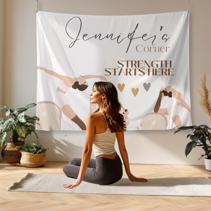 Custom Pilates Home Tapestry