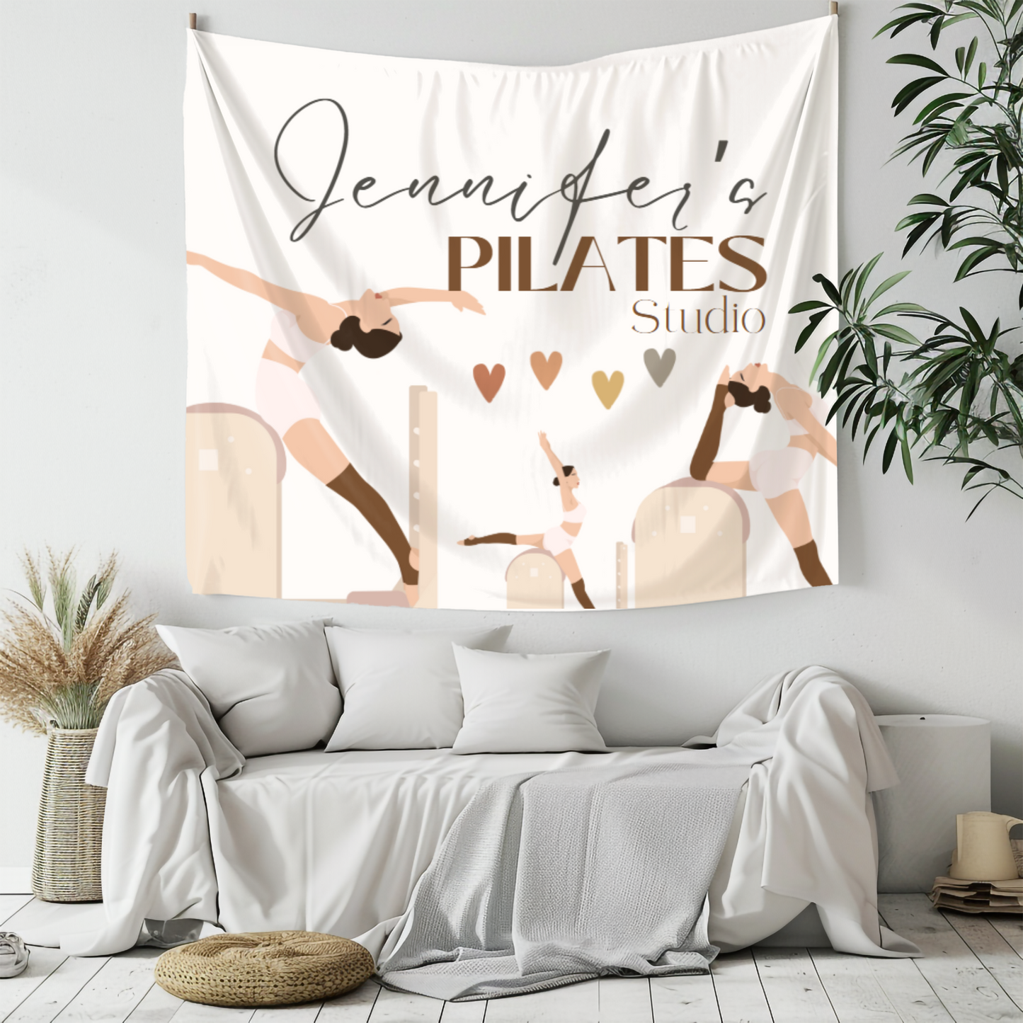 Custom Pilates Home Tapestry