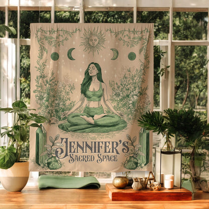Yoga Custom Tapestry- Create your Meditation and Yoga Space