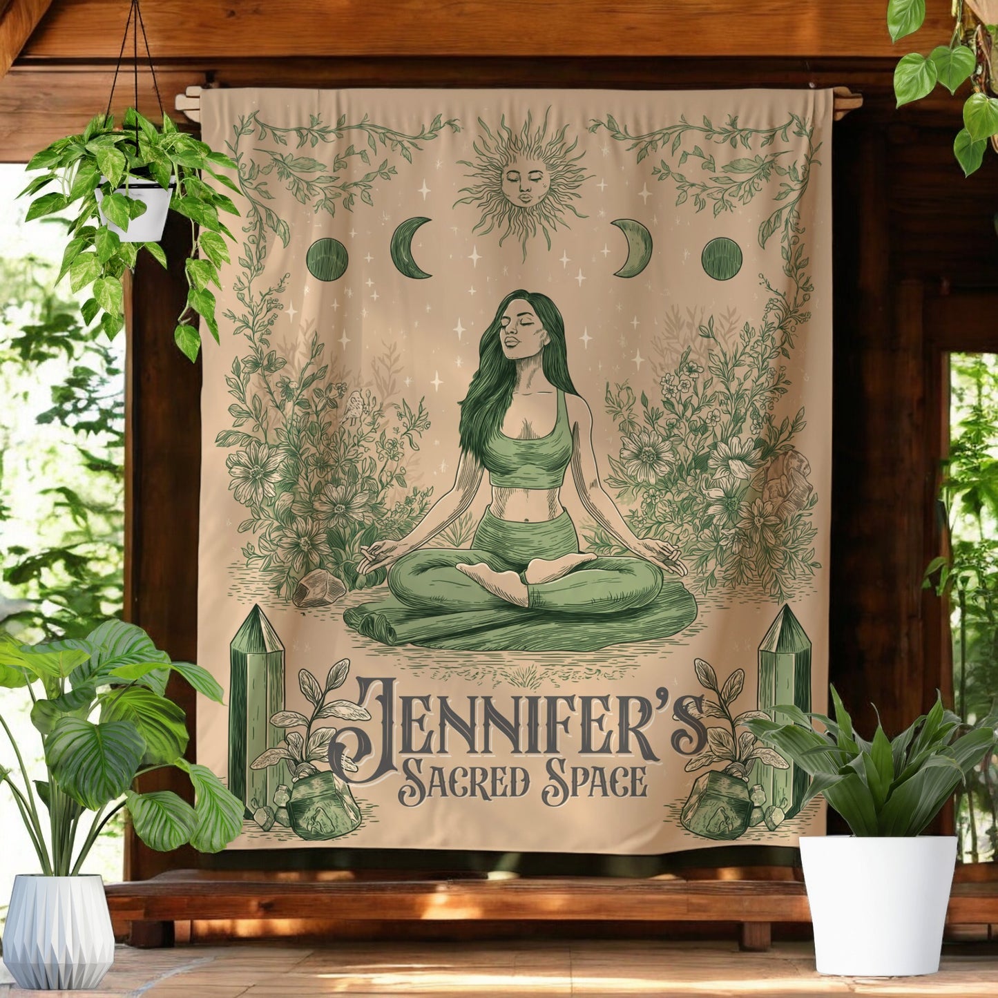 Yoga Custom Tapestry- Create your Meditation and Yoga Space
