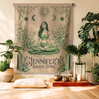 Yoga Custom Tapestry- Create your Meditation and Yoga Space