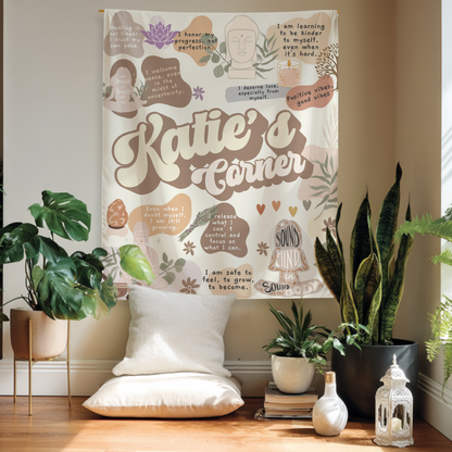 Custom Meditation Affirmation Tapestry