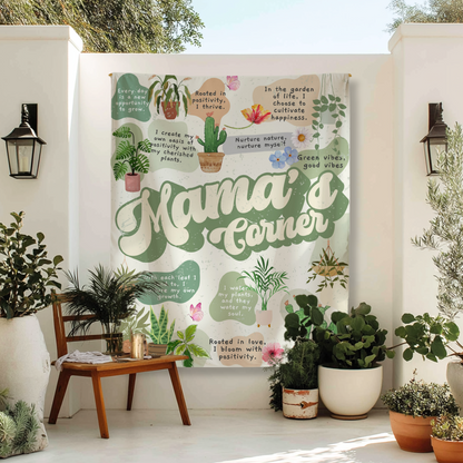 Custom Garden or Home Positive Affirmation Tapestry-Indoor or Outdoor