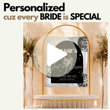 Disco Bachelorette Banner – Custom Bach Décor | #20