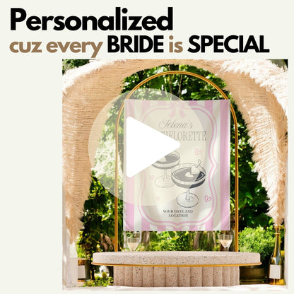 Trendy Mix theme Bachelorette Banner – Custom Bach Décor | #30