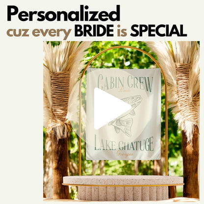 Fishing Bachelorette Banner – Custom Bach Décor | #68