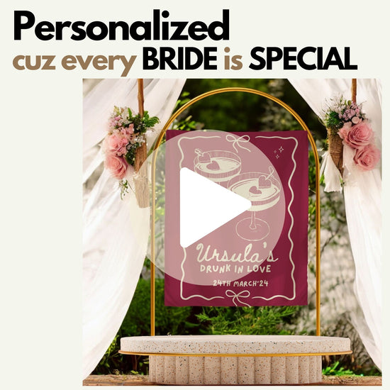 Cocktail Bachelorette Banner – Custom Bach Decor for Cheers, Cocktails & Celebration