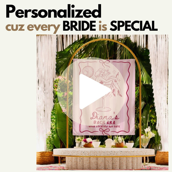 Disco Cocktail Bachelorette Banner – Custom Bach Decor for Nightlife & Dance Floor Gatherings
