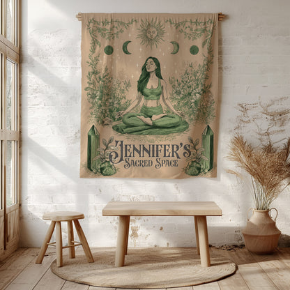 Yoga Custom Tapestry- Create your Meditation and Yoga Space